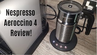 Nespresso Aeroccino 4 Milk Frother Review  Worth upgrading from the Aeroccino 3 [upl. by Annawyt]