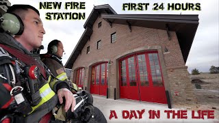 First 24 Hours in a New Fire Station  A Day in the Life [upl. by Nosduh]