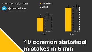 Ten Statistical Mistakes in 5 Min [upl. by Shiroma]