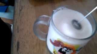 Aerolatte Review Frothing Cold Milk In Under 1 Minute [upl. by Adnoel411]